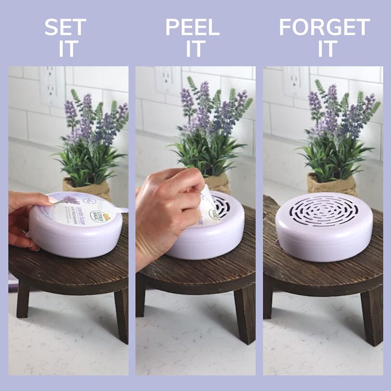 Citrus Magic Odor Absorbing Solid Air Freshener, Lavender Escape, 8 Ounce (Pack of 3) - Image 5